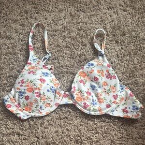 SHEIN Floral Bikini Top - Multicolor